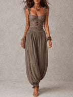 Nives | Completo Boho Grigio