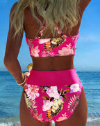 Jolina | Bikini a Contrasto Floreale