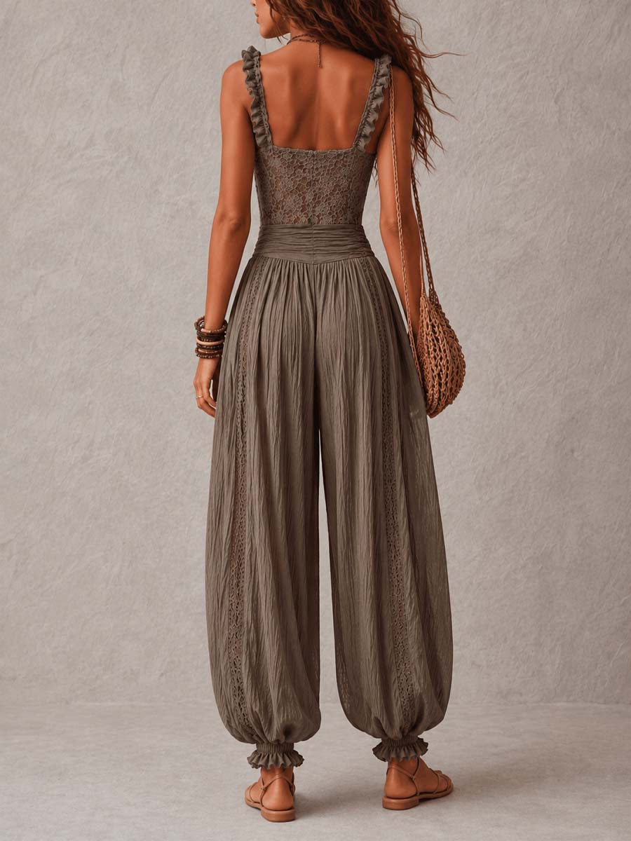 Nives | Completo Boho Grigio