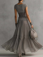 Ginevra | Set Pizzo e Gonna Plissettata