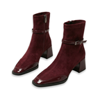 Romany | Stivaletti Eleganti in Eco-Suede con Tacco Medio