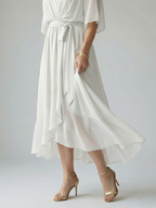 Elric | Vestito Midi Drappeggiato