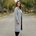 Brixley™ | Cardigan Lungo con Zip