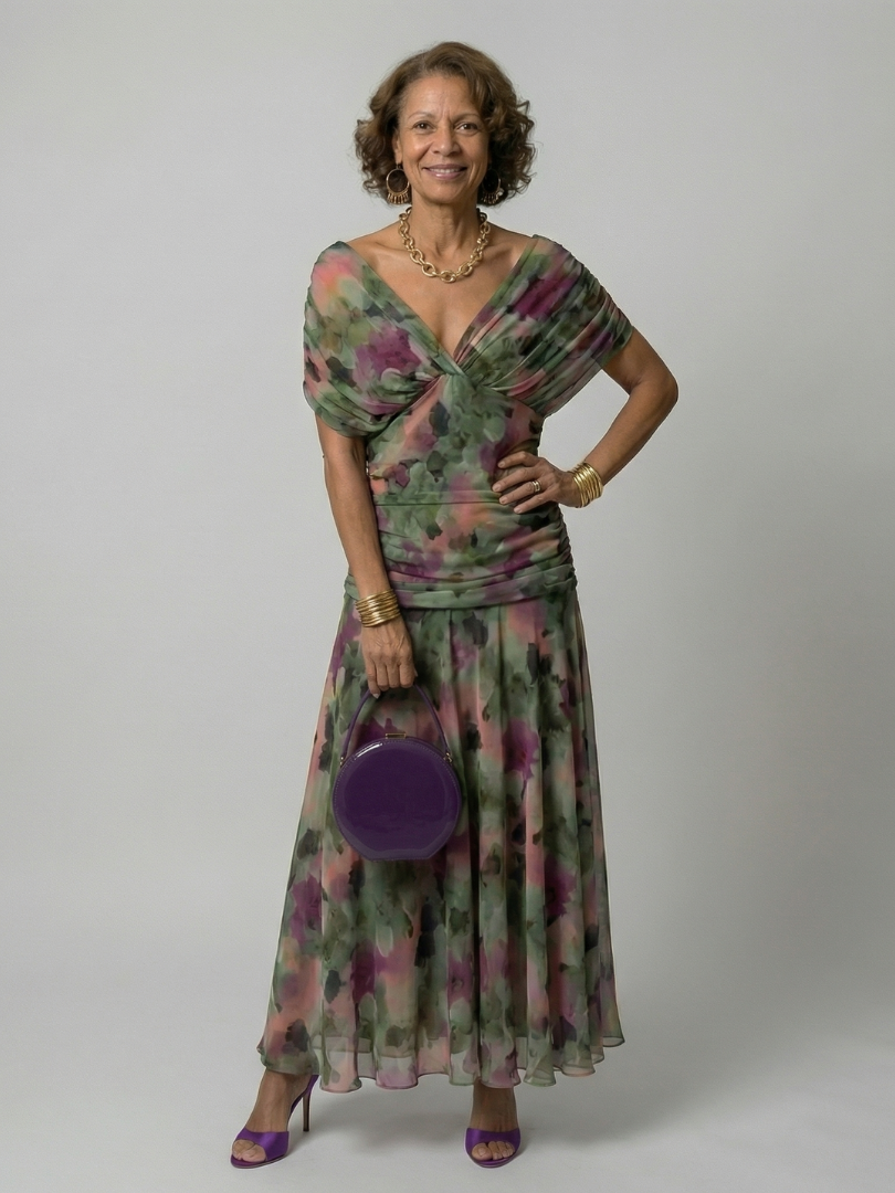 Calen | Abito Midi Off Shoulder