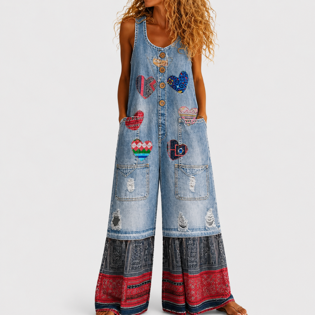 Salopette Stampata Boho Chic