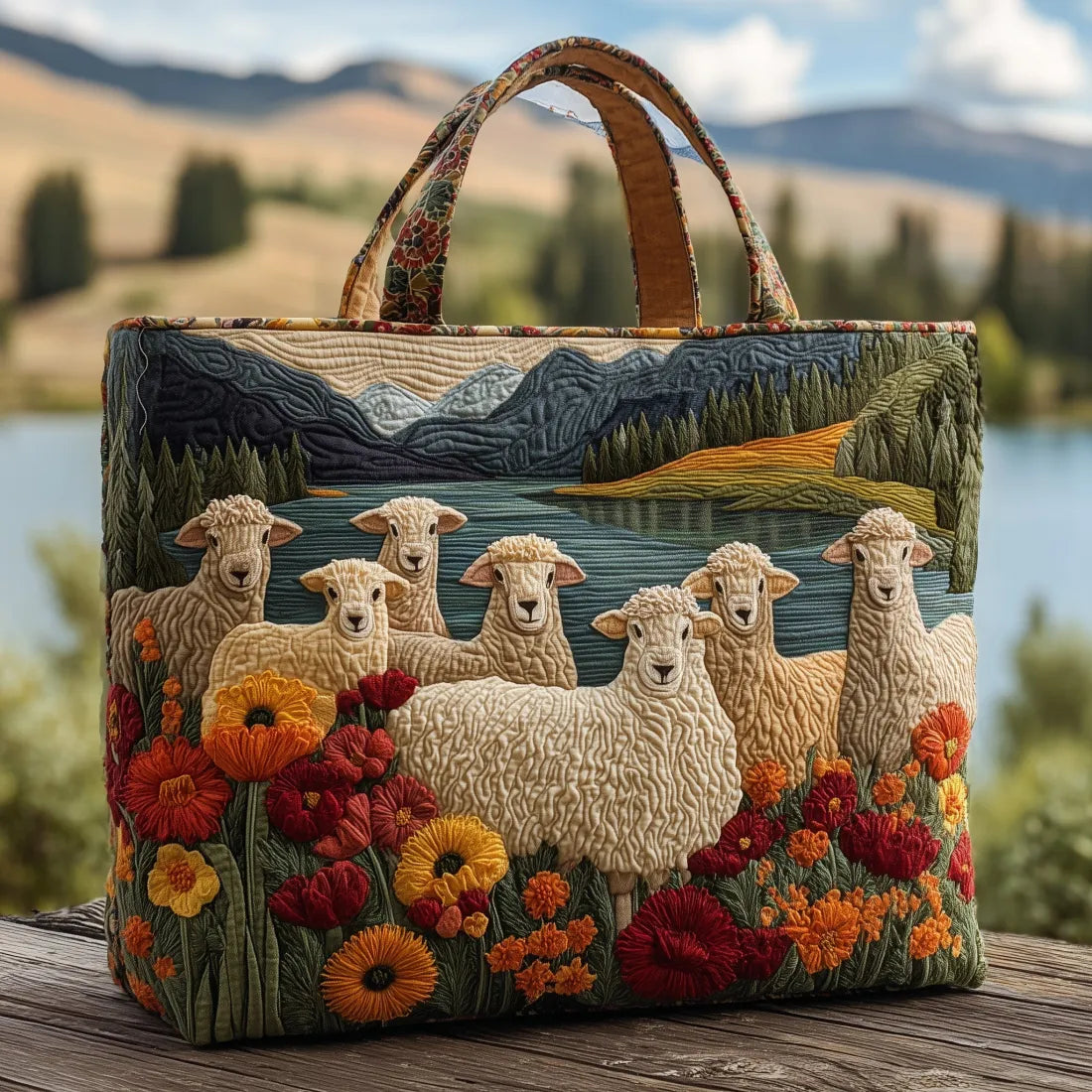 Borsa Donna Pecora al Lago