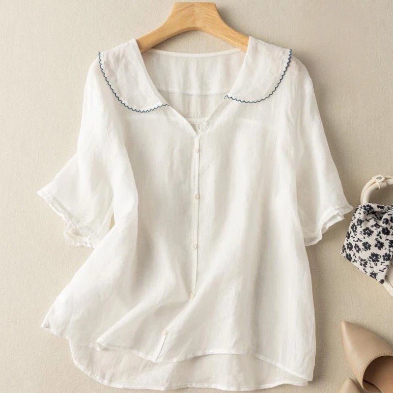 Adèle | Blusa Aerea in Lino