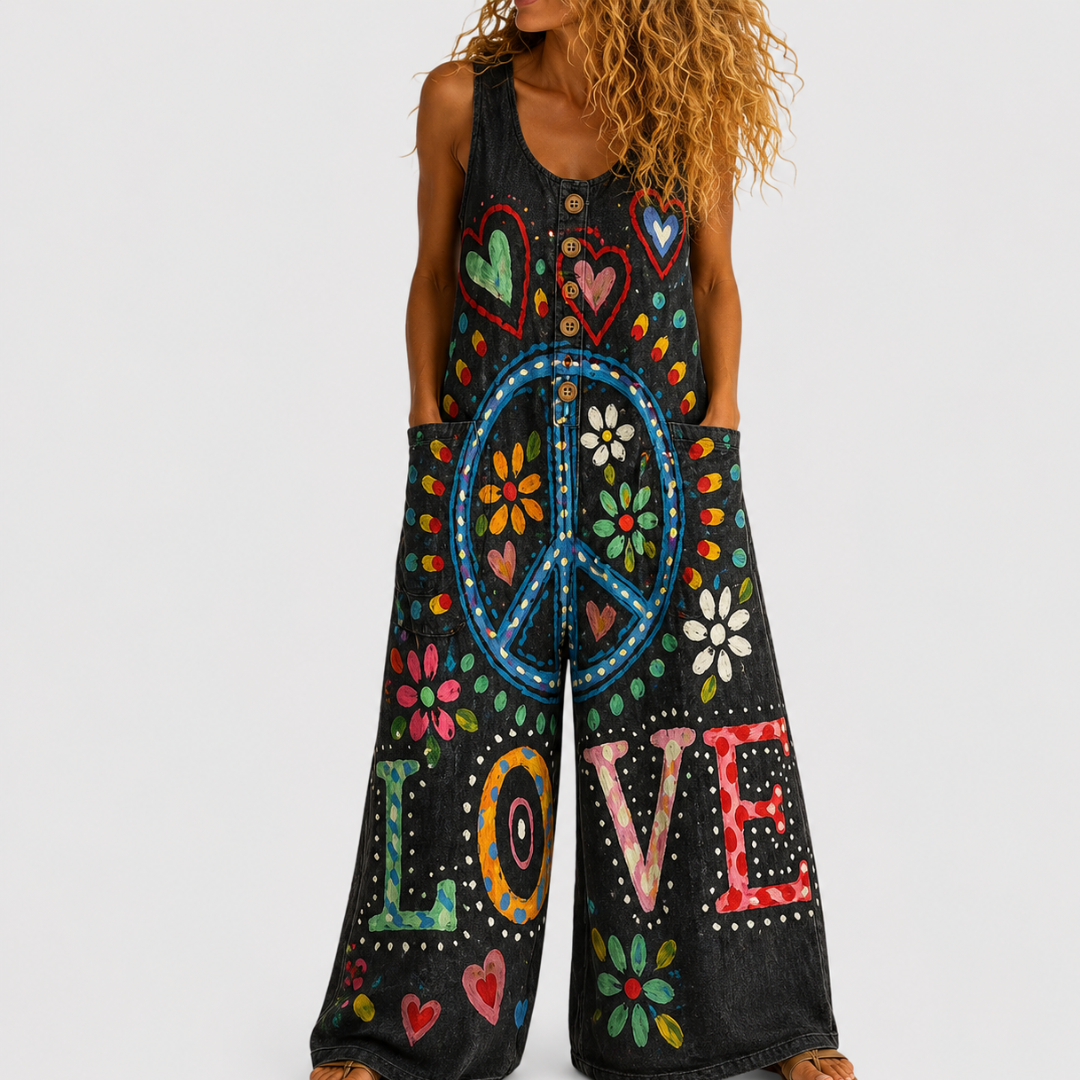 Salopette Stampata Boho Chic