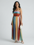 Serena | Maxi Dress a Strisce