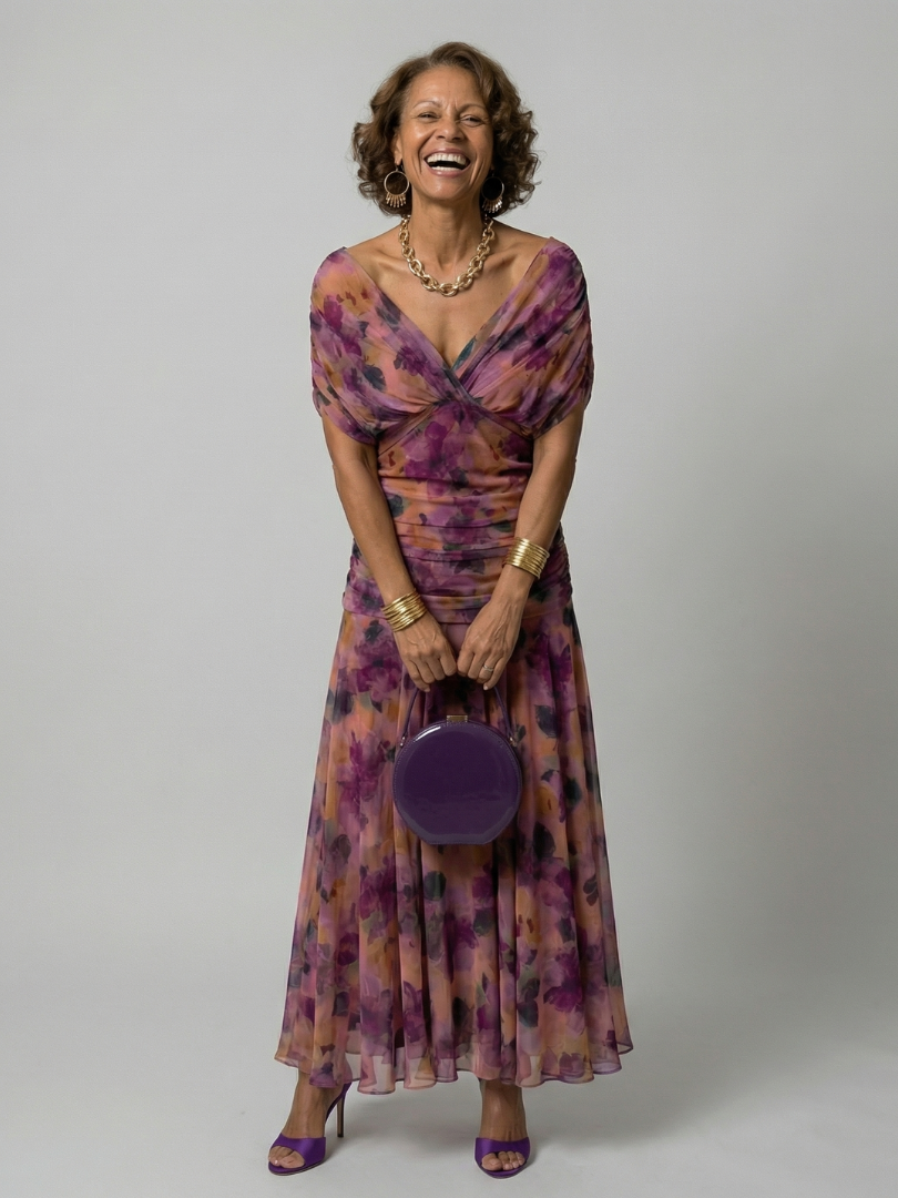 Calen | Abito Midi Off Shoulder