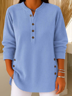 Nieves | Tunica Henley Bottoni