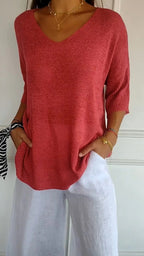 Anna | Top chic in maglia