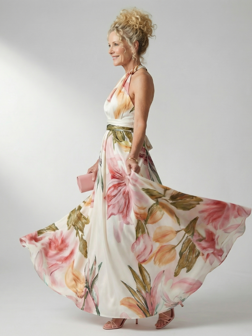 Amiel | Abito Maxi Floreale