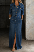 Leila | Giacca in Denim Classica e Comoda