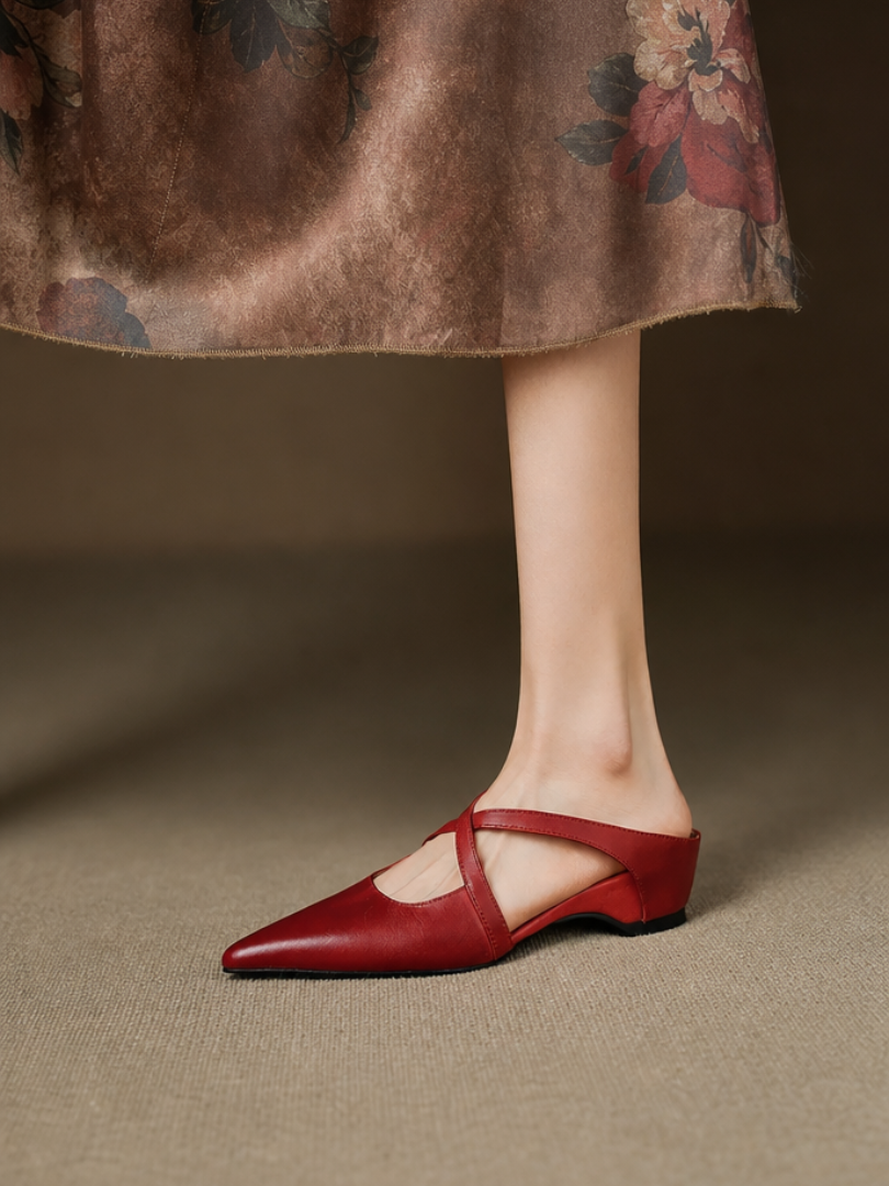 Aluna | Mules in pelle genuina