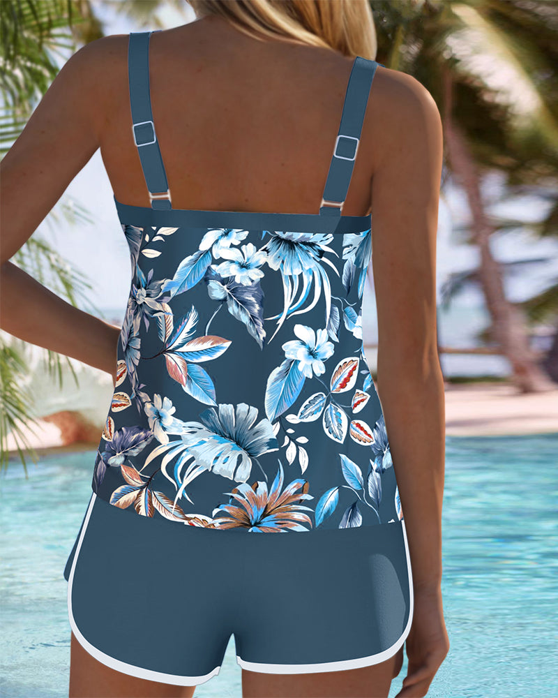Imke™ | Top tankini stampato