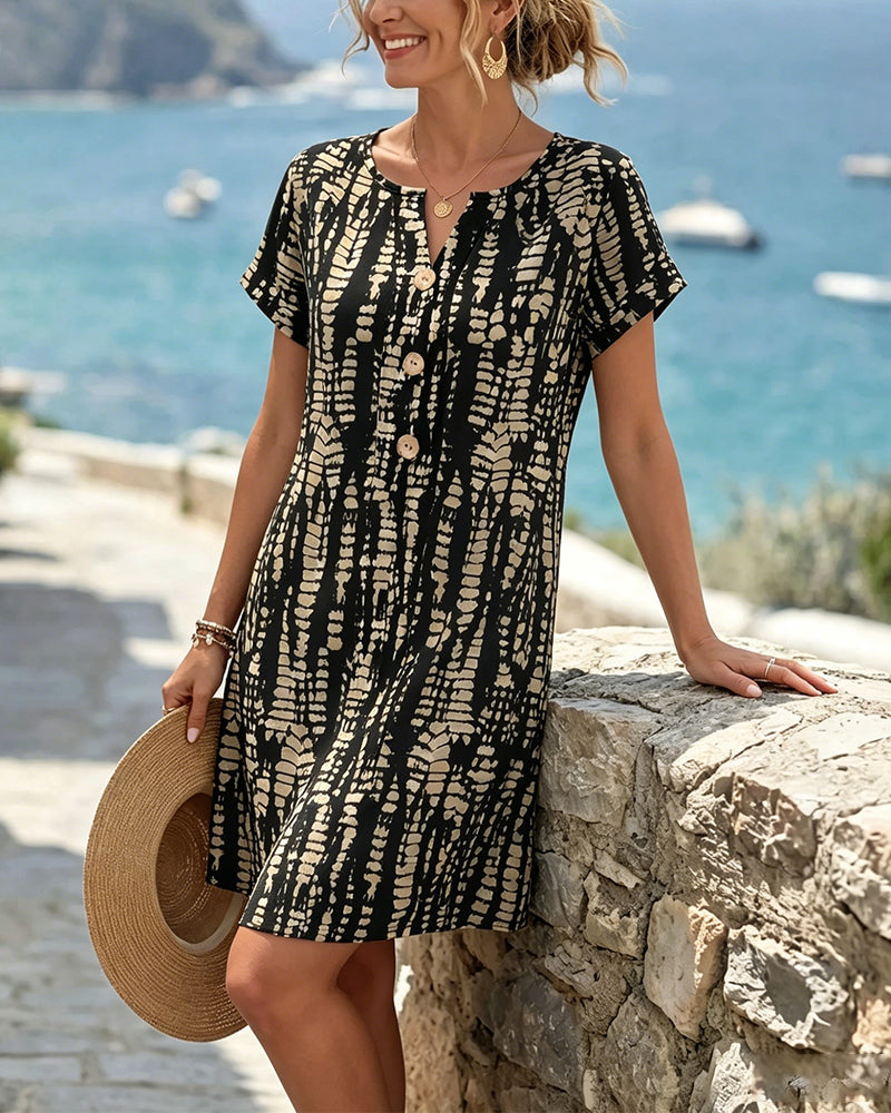Lucia | Abito Midi Stile Retrò