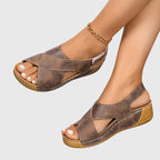 Angelina™ | Sandali Scamosciati con Plantare Comfort