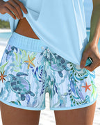 Barbara | Tankini Stampa Oceanica
