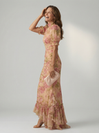 Vianne | Abito Maxi Collo Alto