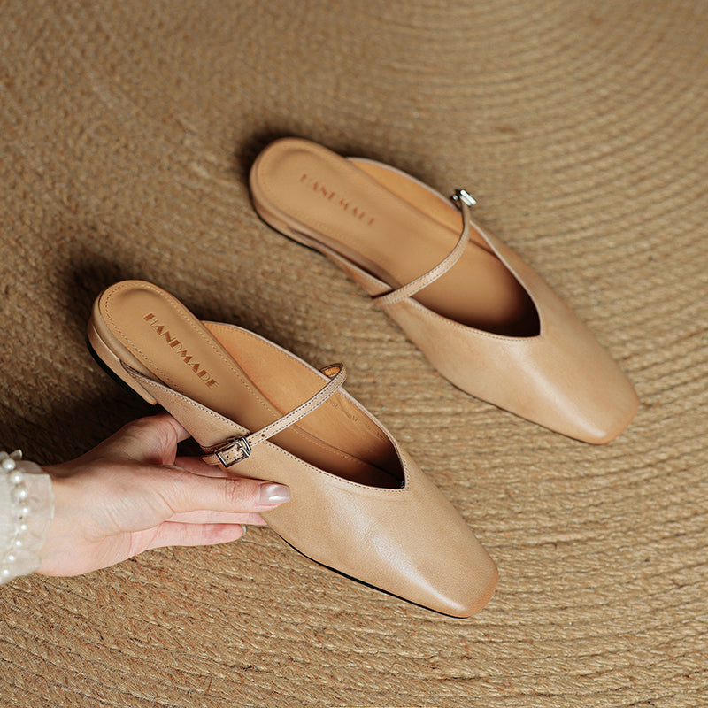 Miral | Mules in Pelle Genuina