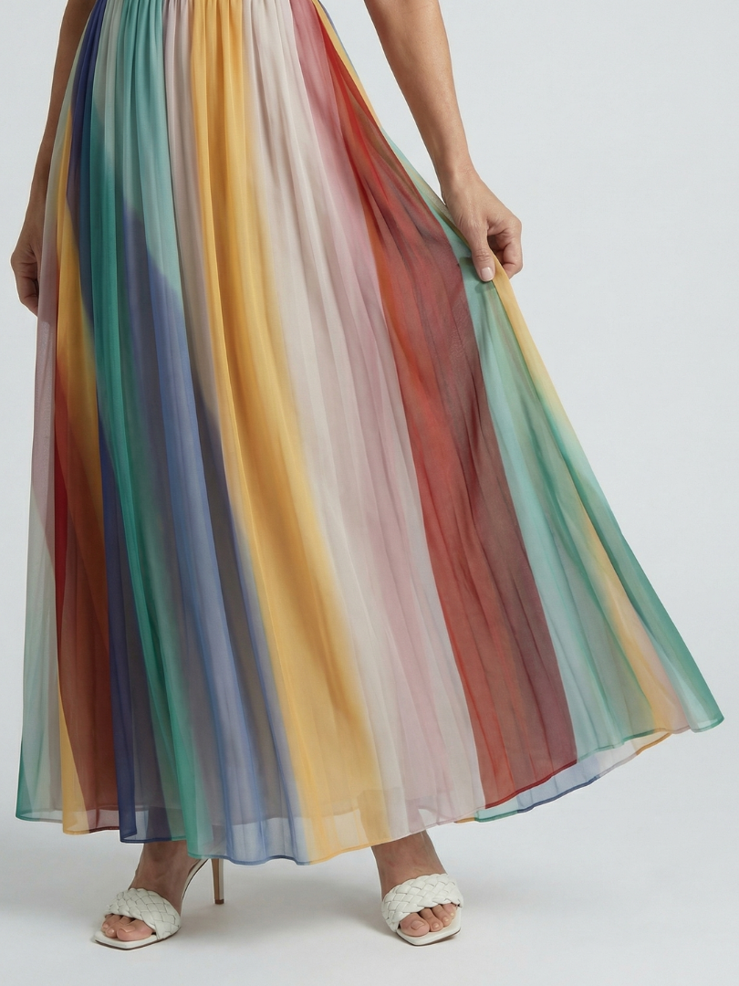 Serena | Maxi Dress a Strisce