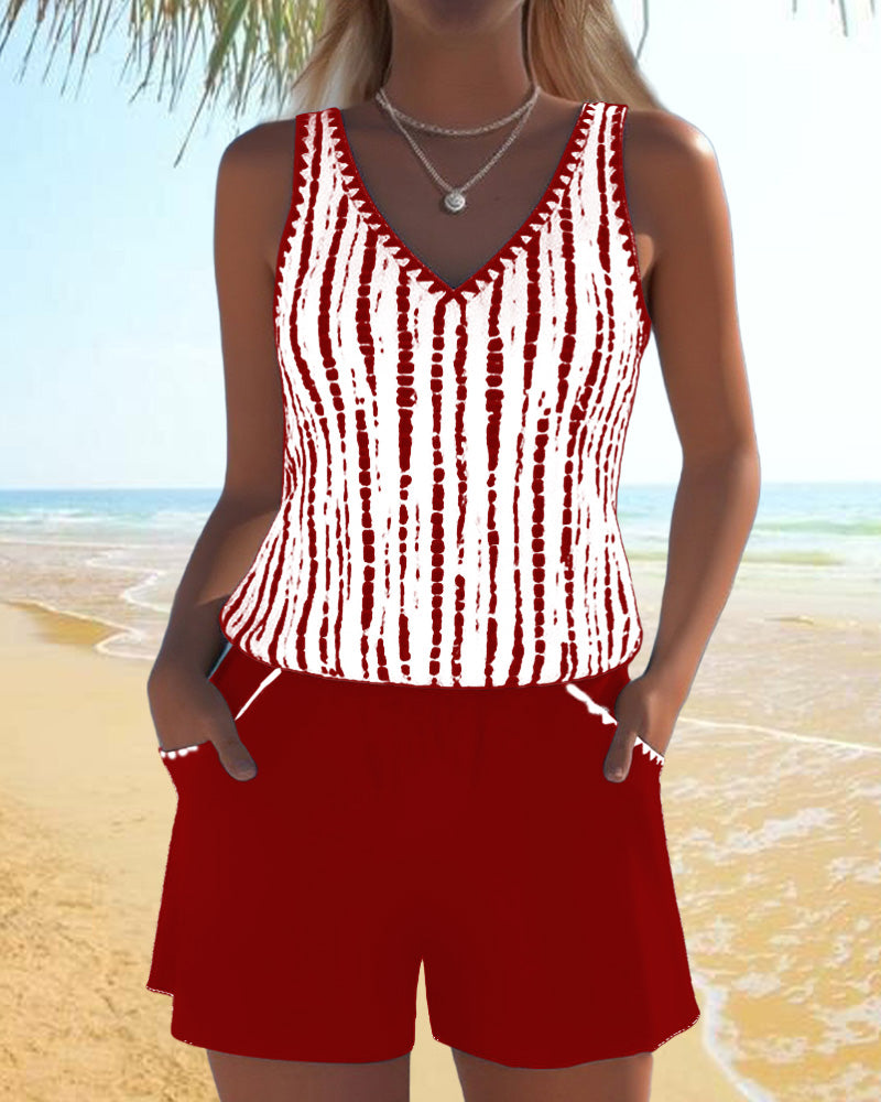 Mia | Costume 2 Pezzi Scollo a V