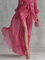 Noemi | Abito Chiffon con Perline