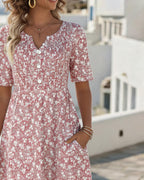 Carla | Abito Midi Charme Vintage