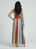 Serena | Maxi Dress a Strisce