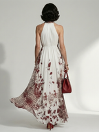 Orlune | Vestito Maxi Pieghettato