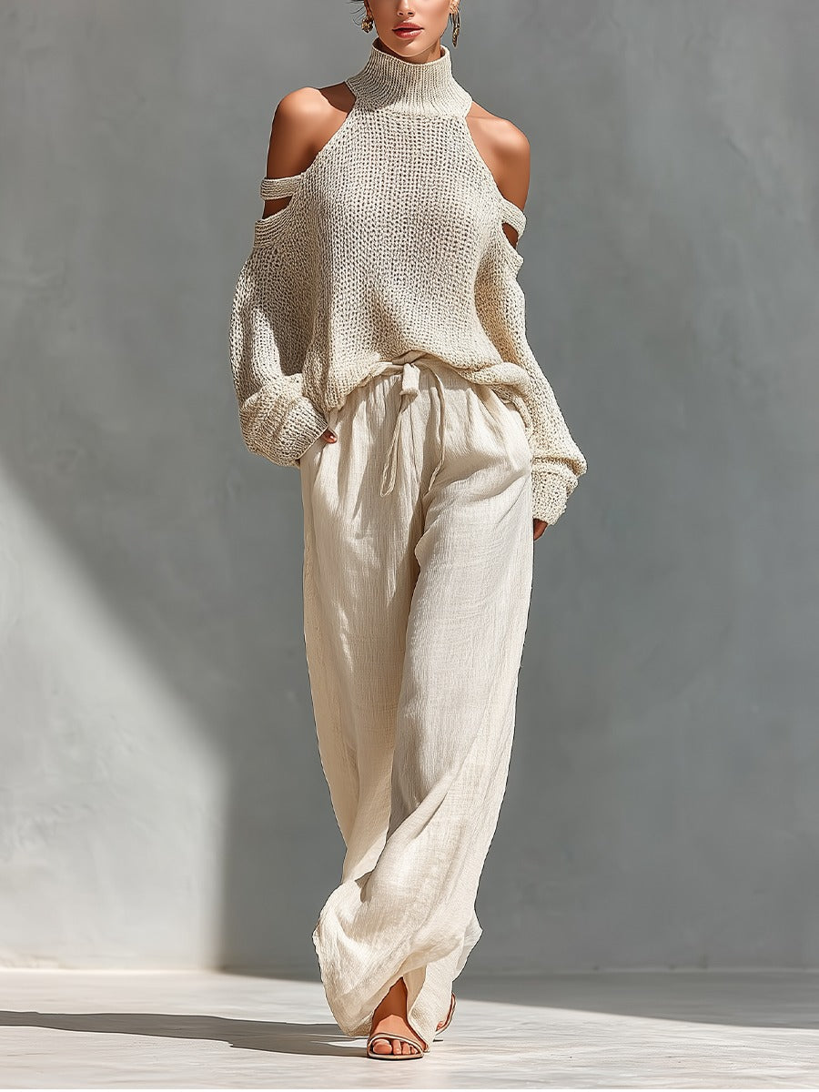 Camilla | Completo in Maglia e Lino