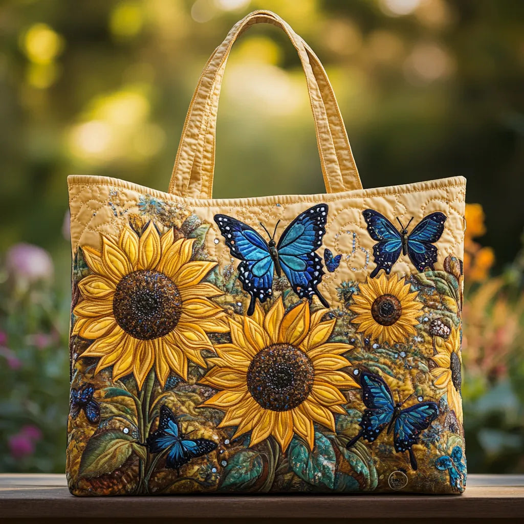 Borsa Donna Girasoli Farfalle Blu