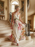Amiel | Abito Maxi Floreale