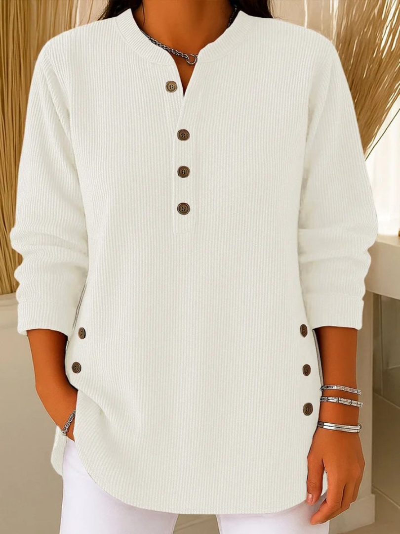 Nieves | Tunica Henley Bottoni