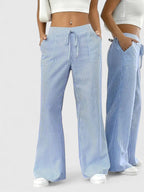 Noemi | Pantaloni Palazzo a Righe