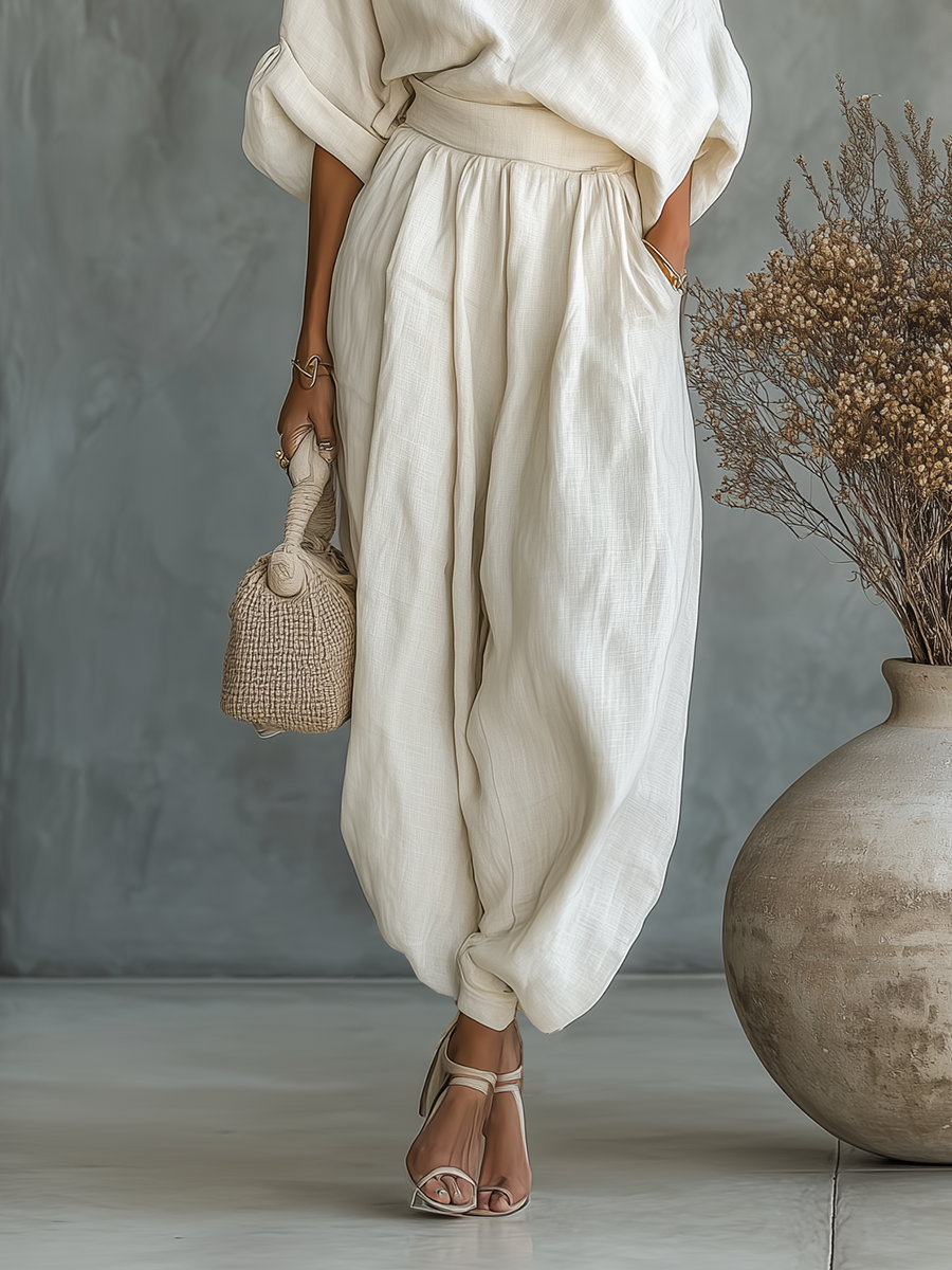 Paola | Insieme Lino Off-Shoulder