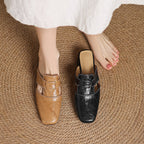 Mules in pelle genuina Ivora