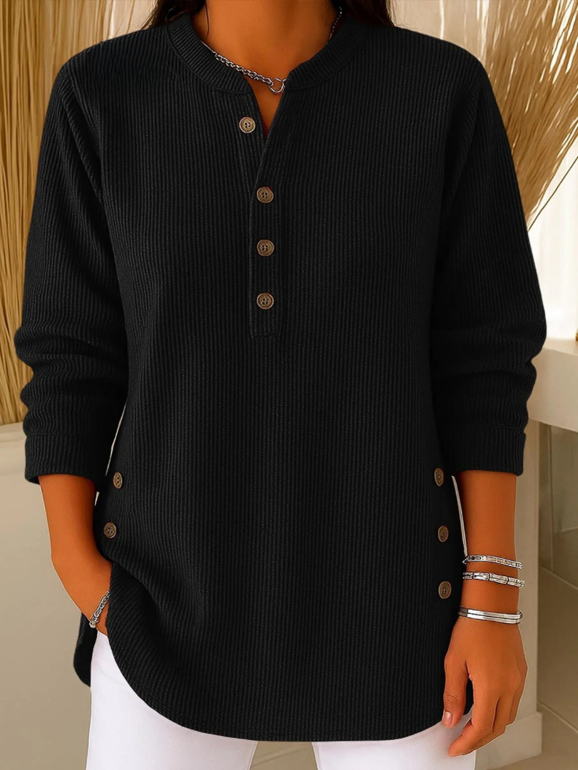 Nieves | Tunica Henley Bottoni