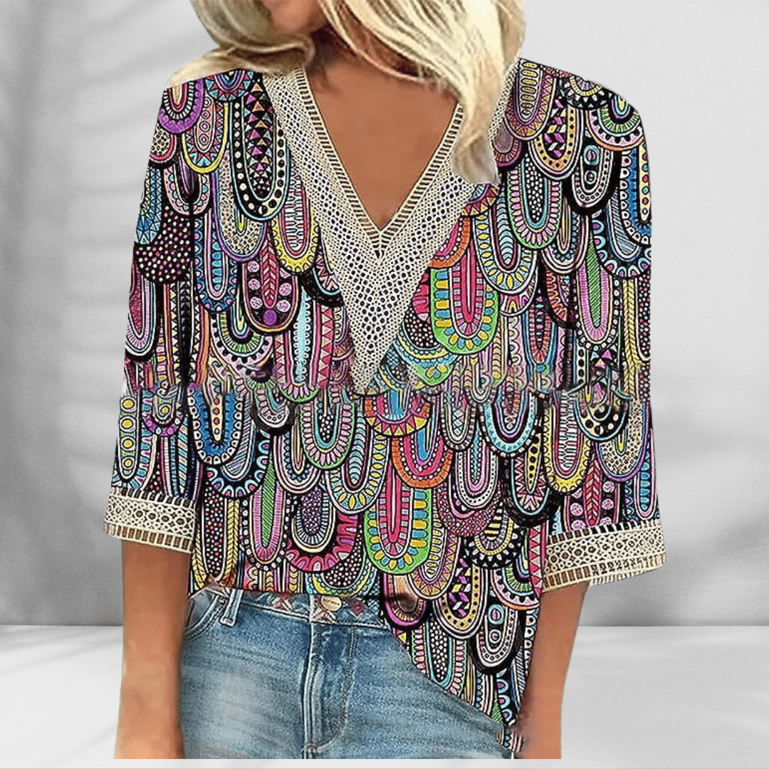 Alis | Blusa Boho Elegante