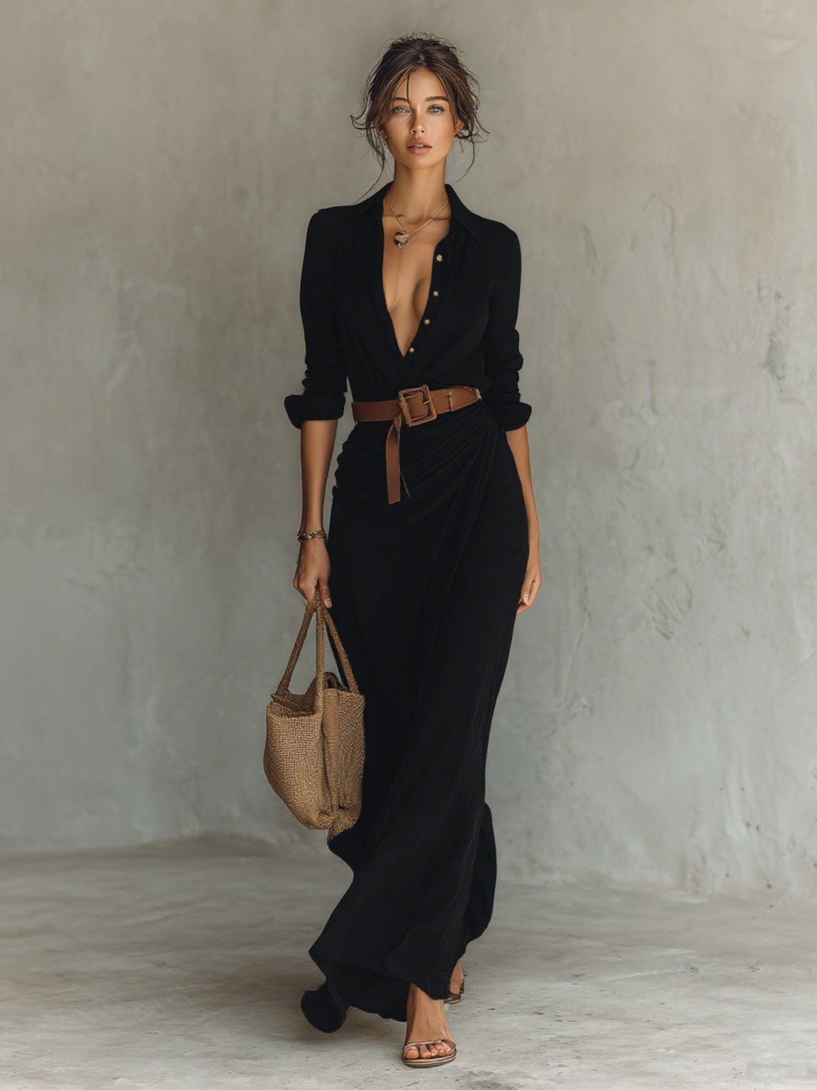 Federica | Abito Lungo Revers