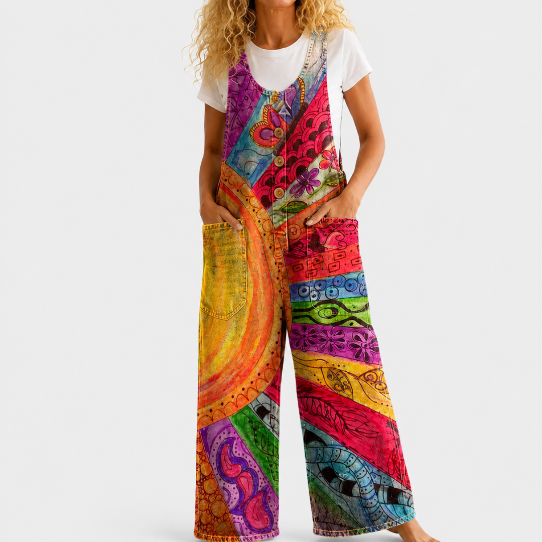 Salopette Stampata Boho Chic
