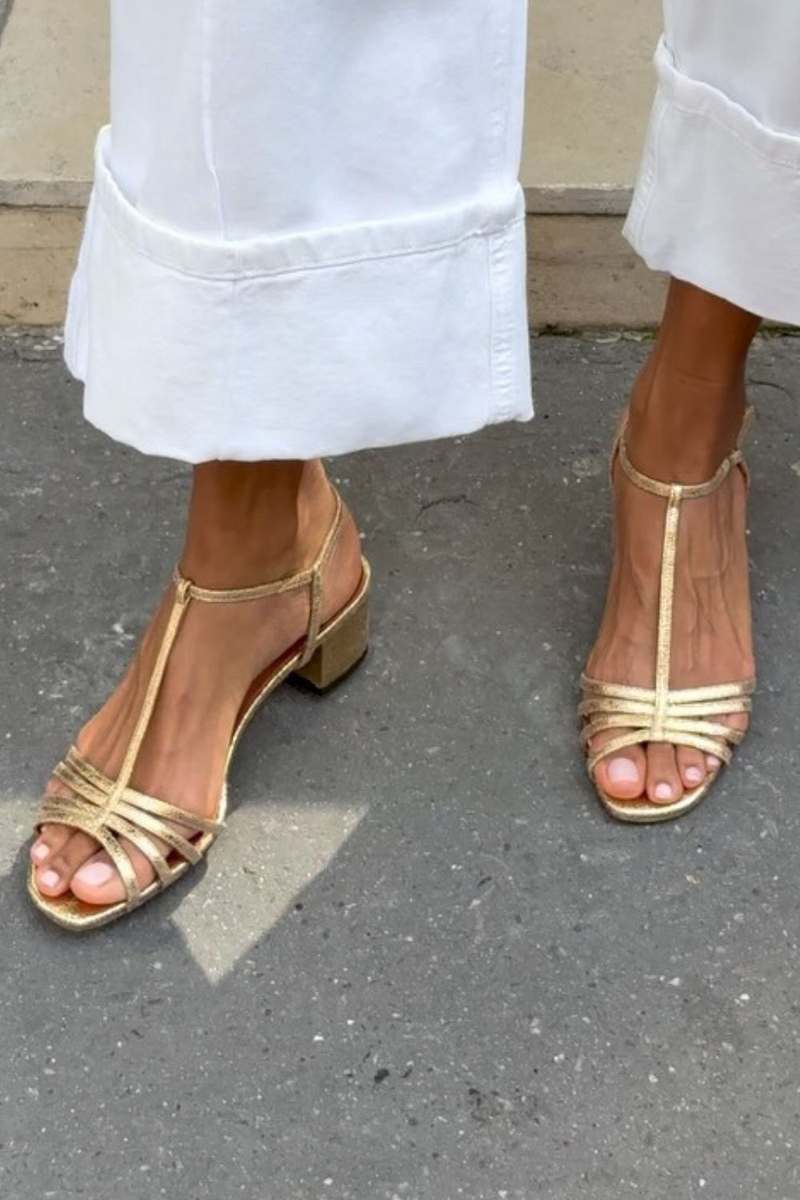 Allegra | Sandali Dorati Eleganza