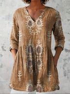Elisa | Blusa Lunga con Scollo a V