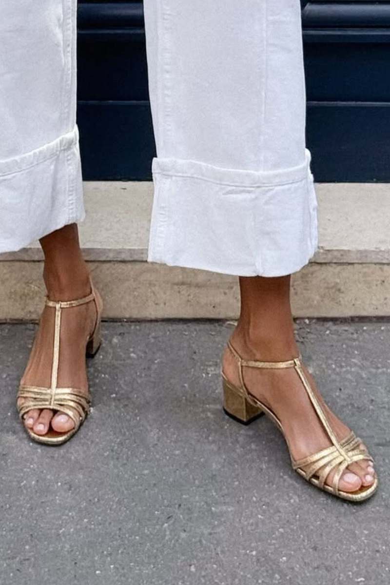 Allegra | Sandali Dorati Eleganza
