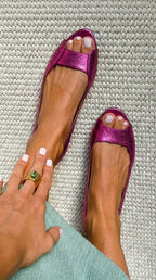 Adelina | Sandali Dorati Comfort Chic
