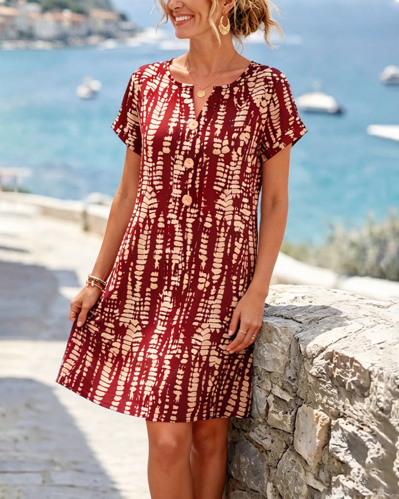 Lucia | Abito Midi Stile Retrò