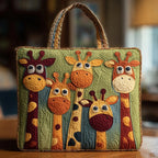 Borsa Artigianale Giraffa Elegante