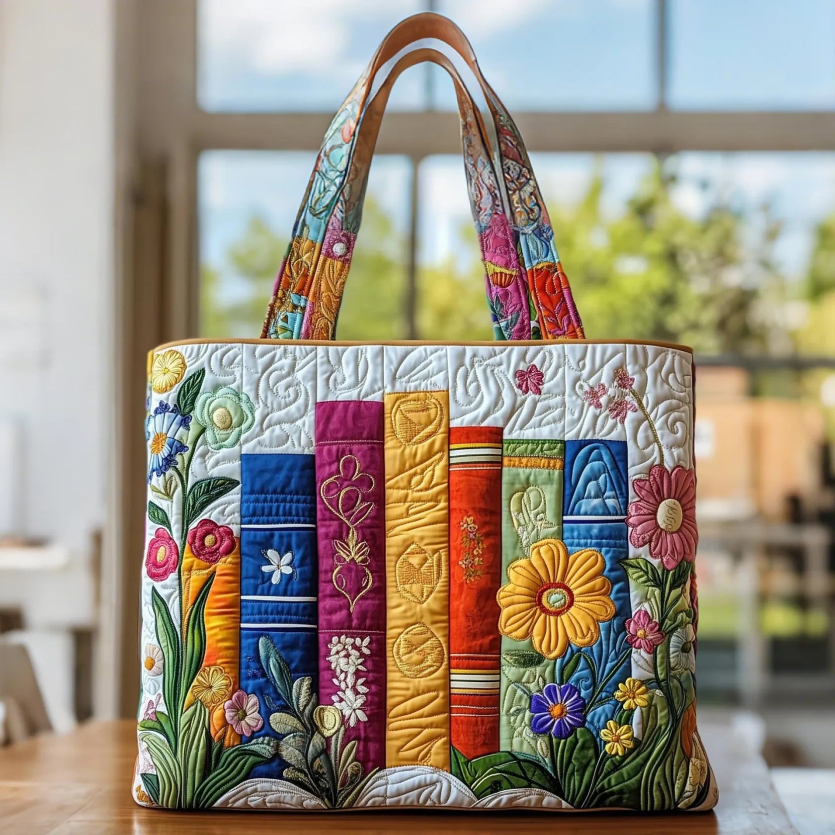 Borsa Artigianale Biblioteca Fiorita