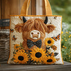 Borsa Artigianale Mucca Girasoli